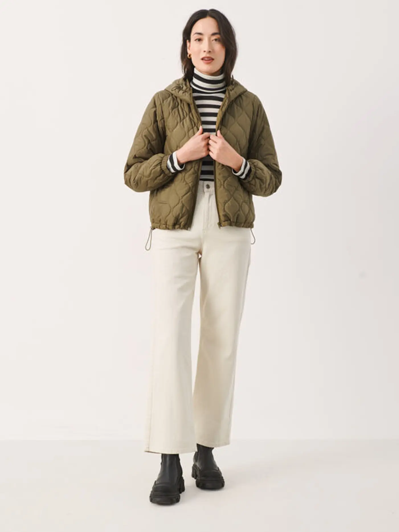 PART TWO | Steppjacke CEA | olive